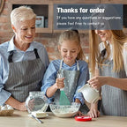 Teal Silicone Whisk Set of 3, 8/10/12 Inch, Non-Scratch, Aqua - Image 6