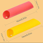 2 Set Silicone Garlic Peeler Easy Roller Tube Useful Garlic Odorfree Kitchen - Image 2