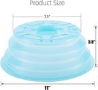Kichwit Collapsible Silicone Microwave Plate Cover Splatter Guard, Dishwasher - Image 4