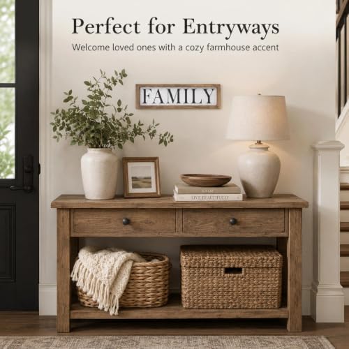 Wooden Family Sign Wall, Shelf, Mantel, Entryway Table Home Decor - Image 5
