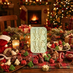 Christmas Silicone Molds - 3Pcs Christmas Candy Molds with Gingerbread Man Santa Claus molds for Chocolate Candy Fondant CupcakeGummy Mold for Baking - Image 7