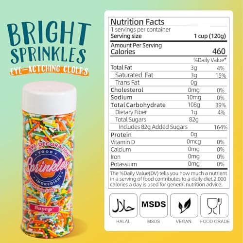 Easter Sprinkles Mix, 4.2 oz Edible Bunny Rabbit Sprinkles with Pastel Spring Nonpareils Jimmies Sprinkles for Baking, Cake Decorating Supplies for Easter Ice Cream Cookies Cupcake Topper & Holiday Treats - Image 2
