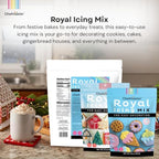 Chefmaster Premium Royal Icing Mix, Decorating Cookies, Making Cake Decorations, Extra Smooth & Versatile, Just Add Water, Non-GMO, Made in USA, 5 lbs (White Royal Icing) - Image 2