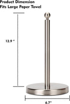 Kalitro Paper Towel Holder Countertop, Standing Paper Towel Roll Holder - Image 4