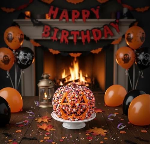 Manvscakes Sprinkles - Themed Sprinkles for Cake Decorating, Sprinkle Mix for Cookies, Ice Cream, Fondant Cake, Caramel Apples, Cupcakes & Other Desserts, Assorted Halloween Sprinkles, 4 oz - Image 6