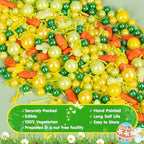 Edible Yellow Green Sprinkles for Cake Decorating,Rabbit Carrot Sprinkle - Image 5
