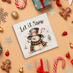 Let It Snow Christmas Decorations - Christmas Winter Snowman Decor - Image 4