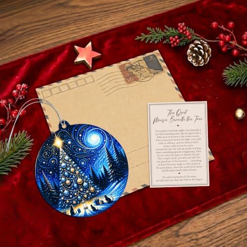Christmas Ornament 2026, Northern Lights Ornament, Starry Night Beautiful Christmas Ornaments, Starry Night Gifts, Xmas Tree Decorations, Gift for Coworker, Friends, Family, Secret Santa Gift - Image 2