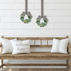 Syhood 2 Pcs 9 Inch Mini Artificial Eucalyptus Wreaths - Image 5
