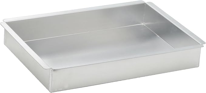 Winco 2-Inch Deep Aluminum Rectangular Cake Pan, 9-Inch by 13-Inch by Winco