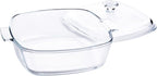 Clear Square Glass Casserole - Image 4