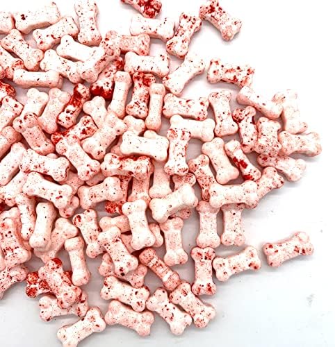 Bloody Dog Bones Candy-Spooky Hard Candies Cake Cupcake Toppers Cookie Dessert Sprinkles Decorations 2.8oz - Image 2