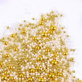 Gold Sprinkles for Cake Decorating White Pearls Sugar Metallic Sprinkles Cupcake Cookies Ice Cream Toppings 4.23 Ounces Cake Decorations Baking Perfect for Wedding New Year’S Eve Christmas Party by cobakey-DessertDecorations