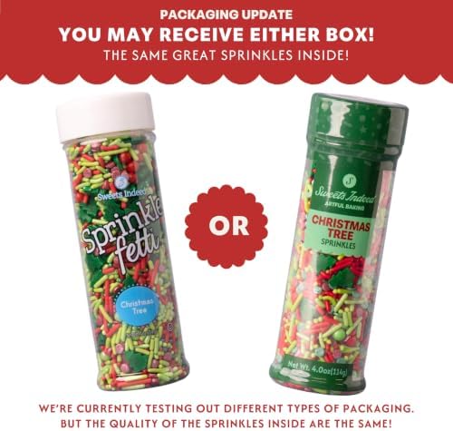Sweets Indeed Christmas Tree Sprinkle Mix, 4 oz - Image 2