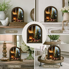 Christmas Arched Table Sign, Rustic Farmhouse Holiday Decor - Image 5