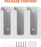 Richboom Acrylic Coffee Cup and Lid Storage Organizer Holder, 3 Compartments - Image 4