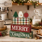 Christmas Decorations Indoor, Merry Christmas Snowman Tree Home Decor - Image 7