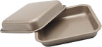2 Small Baking Pans 8.33 x 8.33 Inch Mini Cookie Sheet Toaster Conventional by YourReliableKitchenPartner