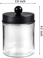 3 Pack Apothecary Jar Canisters Bathroom Vanity Organizer - Image 4