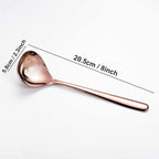 Comicfs Soup Ladle, 4 Pack Durable SUS 304 Stainless Steel - Image 2