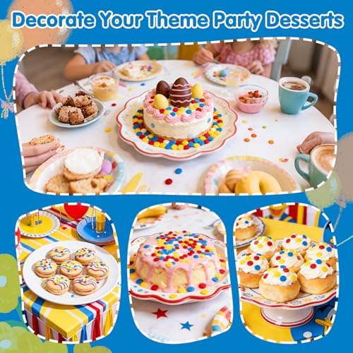 Edible Confetti Sprinkles for Cake Decorating,Red Blue Yellow White Sugar - Image 5