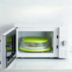 Dependable Industries' 2-in-1 Collapsible Microwave Splatter Guard Cover & - Image 3