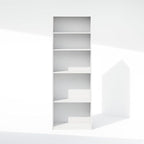 Furinno Reed Closet Organizers and Storage, 5-Tier Closet Organizer, Open Shelf - Image 5