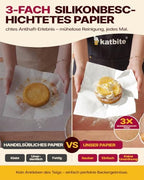 Katbite Tulip Cupcake Liners 200PCS, Standard Size Muffin Baking Cups White - Image 3