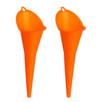 2-Pack Long Neck Multi-Purpose Spill Saver Plastic Funnel by Unknown