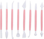 ScivoKaval Marshmallow Fondant Cake Decorating Hand Tool 12 Pcs 5 Sets - Image 2