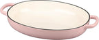 EDGING CASTING Enameled Oval Cast Iron Dutch Oven Pot - Image 8