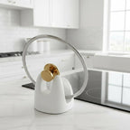 Nihow Pot Lid Holder: Stable Ceramic Pan Lid Holder - Image 3