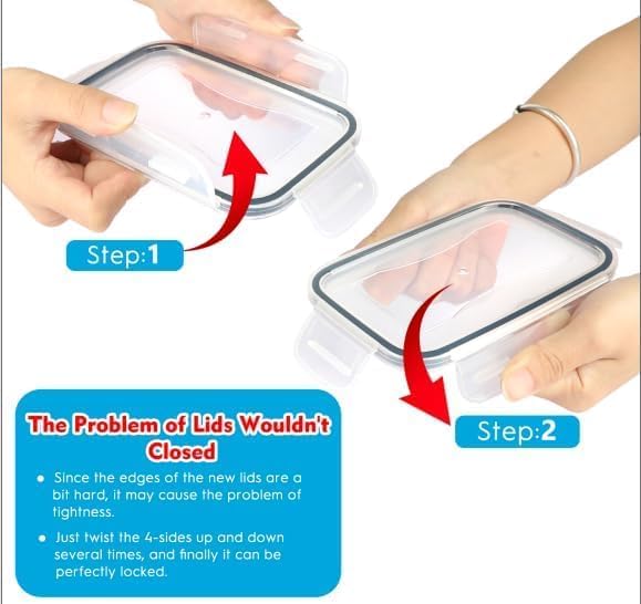 JUJOJB Airtight Food Storage Containers Set - Image 7