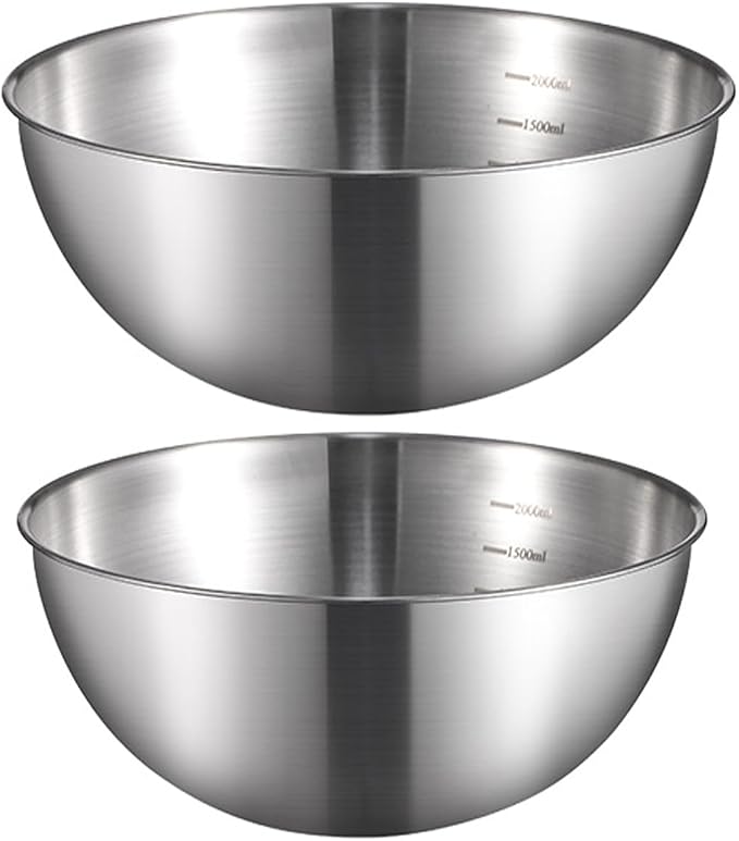 Stainless Steel Salad Bowls Set by AIYoo