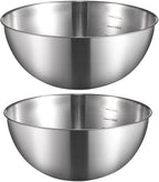 Stainless Steel Salad Bowls Set of 2 Mixing Bowl by AIYoo