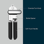 KITCHENDAO Manual Can Opener, Super Sharp Sandvik 12C27 Blade, Handheld Can - Image 4