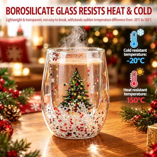 2pcs christmas mugs Coffee Cups 10oz Heat insulation and scald prevention - Image 5