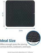 AMOAMI-Dish Drying Mats for Kitchen Counter-Silicone Dish Drying Mat-Kitchen - Image 6