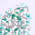 Snowflake Sprinkles for Cake Decorating 4.23 ounce Frozen in Sugar Pearls Sprinkles for Cupcakes Topper Cookie Metallic Sprinkles Mix Jimmies Confetti Cake Decorations for Kid's Birthday Christmas Party by cobakey-DessertDecorations