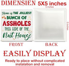 Funny Christmas Decor, Christmas Home Decorations, Home of The - Image 2