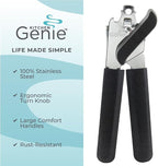 Kitchen Genie Slip Resistant Stainless Steel Manual Can Opener, Sharp Blade - Image 2