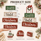 Christmas Countdown Decorations Indoor, Christmas Table Decor for Home - Image 4