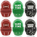 SANNIX 450pcs Football Cupcake Liners Baking Cups Rugby Cupcake Wrappers by SANNIX