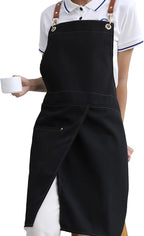 KITCHIEF Pottery Apron Split Leg, Cross Back Chef Apron by KITCHIEFCoatApron