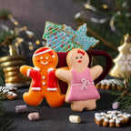 Christmas Cookie Cutters Set, 12 Pieces Stainless Steel Metal Christmas Cookie Cutters Shapes - Gingerbread Men,Christmas Tree,Snowflake, Candy Cane, Santa Face, Star and More - Image 6