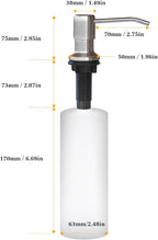 Soap Dispenser for Kitchen Sink, Built in Sink Soap Dispenser Lotion Dispenser - Image 6