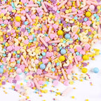Edible Sprinkles for Cake Decorating 4.23 ounce Pink Heart Sprinkles Topper Cookie Rainbow Cake Sprinkles for Cupcakes Candy Ice Cream Chocolate Nonpareils Sugar Pearl for Wedding Valentine Christmas Party - Image 2