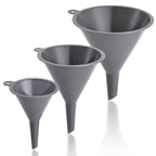 Plastic Kitchen Funnel Set of 3, Durable Round Food Grade Cooking Funnels by Unknown