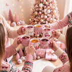 6 Pcs Pink Christmas Mugs Bulk 10 oz Nutcracker Ceramic Mugs Gifts - Image 6