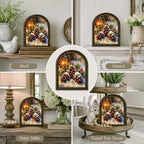 Winter Pinecone Arched Table Sign, Rustic Farmhouse Christmas Decor - Image 5